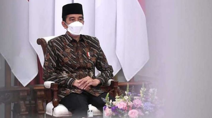 Presiden Joko Widodo membuka Kongres XXXI HMI Tahun 2021 dari Istana Negara-SLH