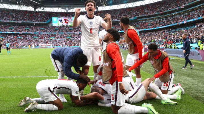 Inggris Taklukan Jerman di Euro 2020