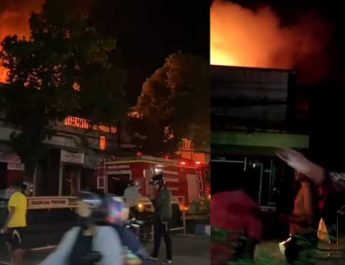Kebakaran Toko Tekstil di Ponorogo