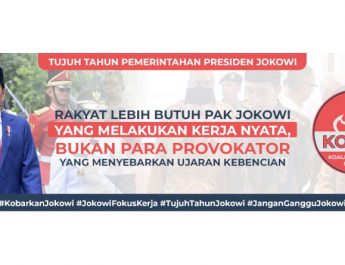 Spanduk Dukungan Jokowi-suluh